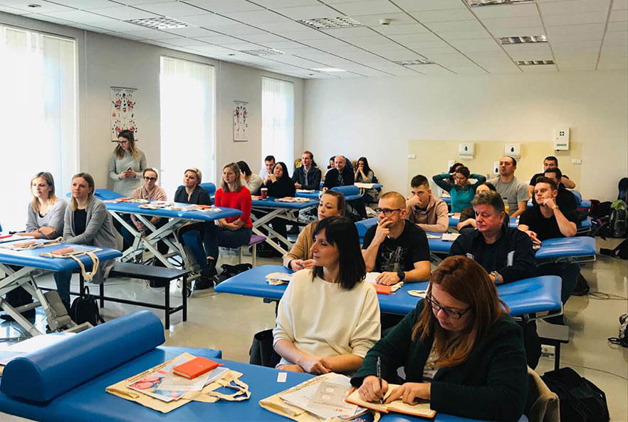 Students in a classroom