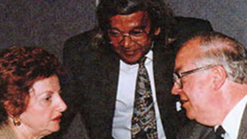 AJ Fernando with Sally Edelsberg and David Teager