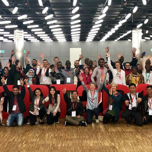 A crowd of people at Congress 2019