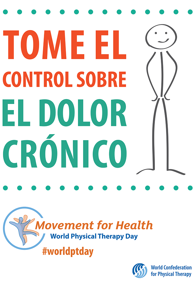 Thumbnail graphic of World PT Day 2019 leaflet: Taking control of chronic pain