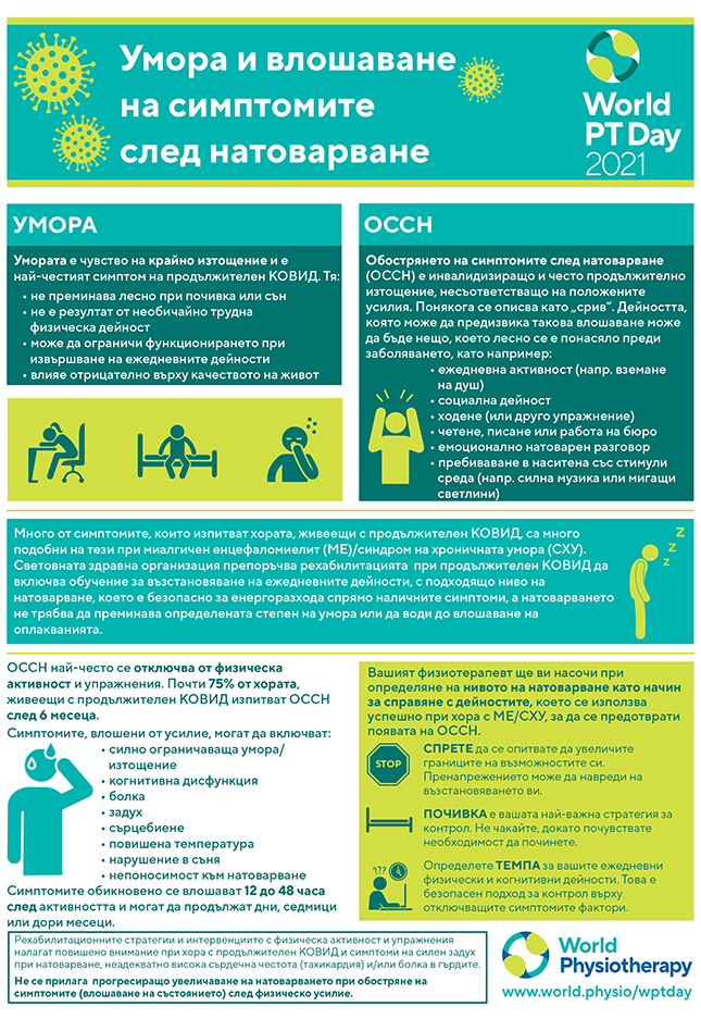 Image of World PT Day 2021 information sheet 3 in Bulgarian