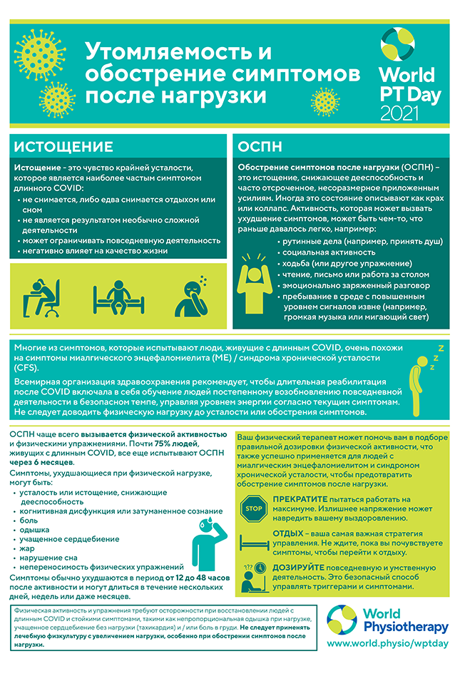 Image of World PT Day 2021 information sheet 3 in Russian