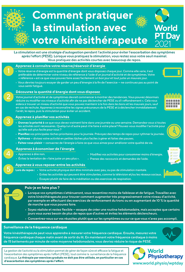 Image of World PT Day 2021 InfoSheet 4 in French