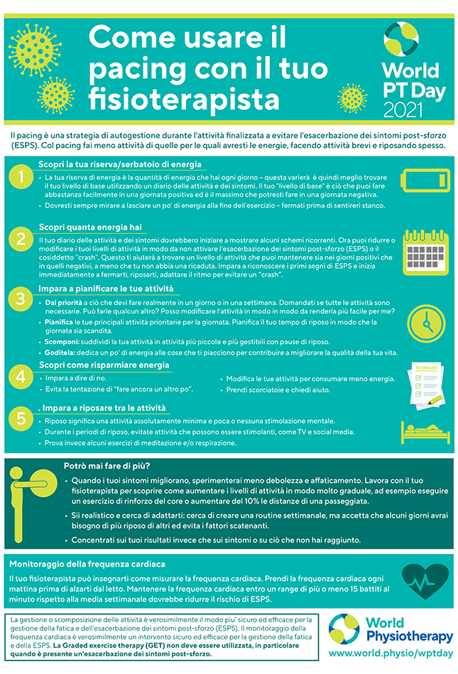 Image for World PT Day 2021 InfoSheet 4 in Italian