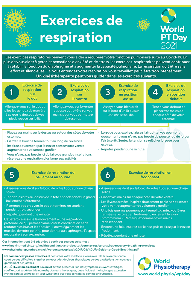 Image of World PT Day 2021 InfoSheet 5 in French