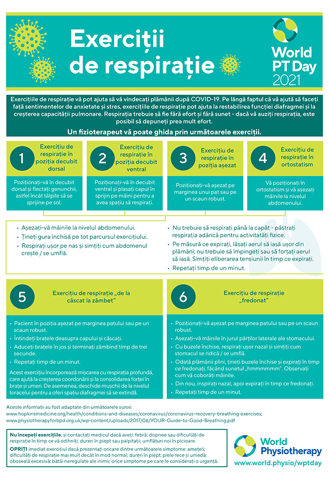Image for World PT Day 2021 InfoSheet 5 in Romanian