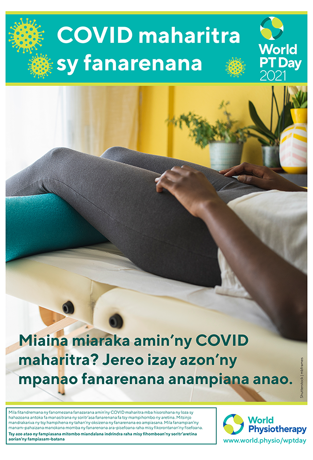 Image for World PT Day 2021 Poster 4 in Malagasy