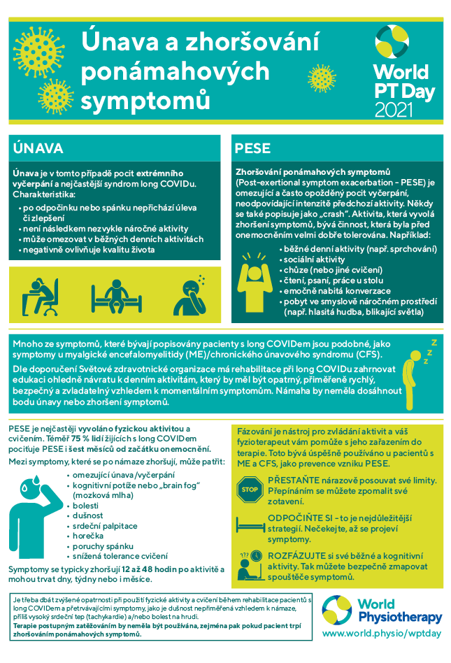 Image for World PT Day 2021 InfoSheet 3 in Czech