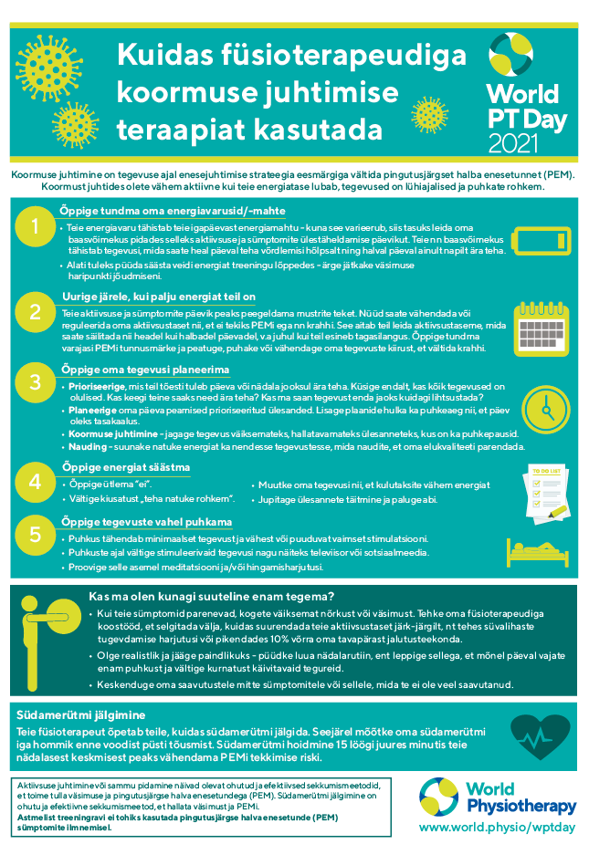 Image for World PT Day 2021 InfoSheet 4 in Estonian