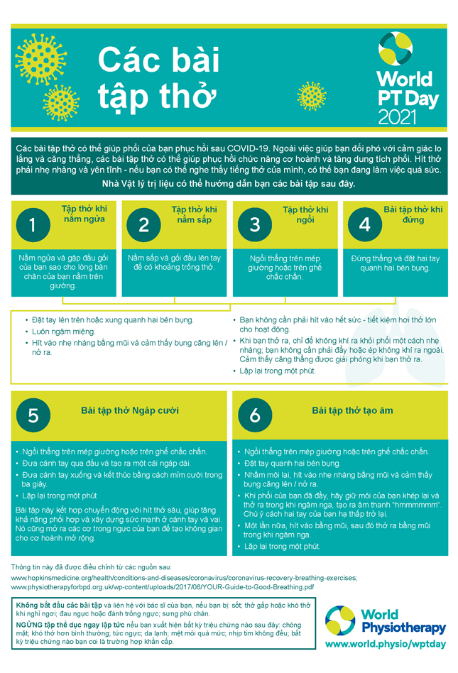 Image for World PT Day 2021 InfoSheet 5 in Vietnamese