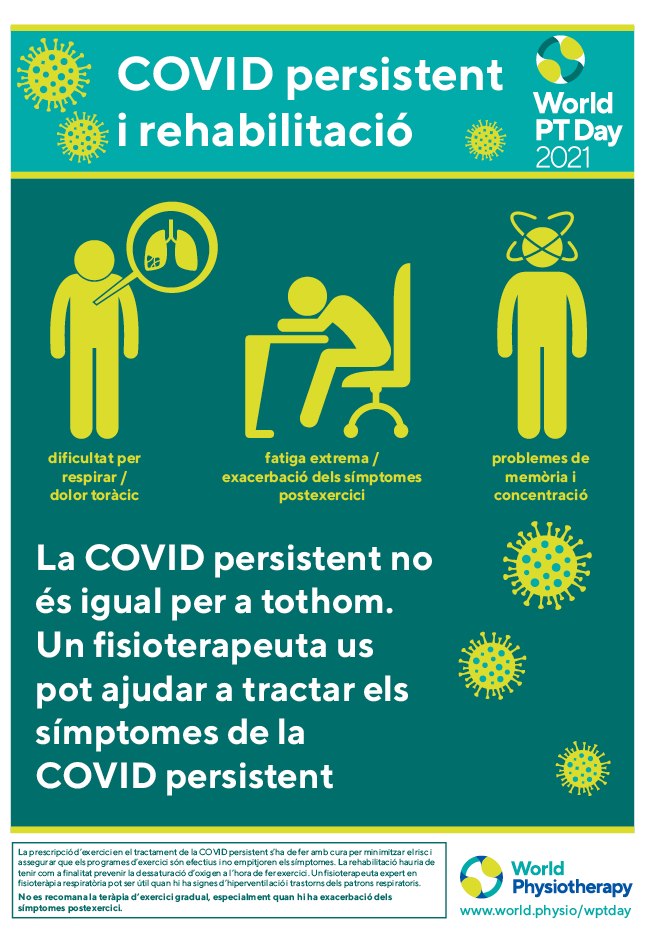 Image for World PT Day 2021 Poster 1 in Catalan