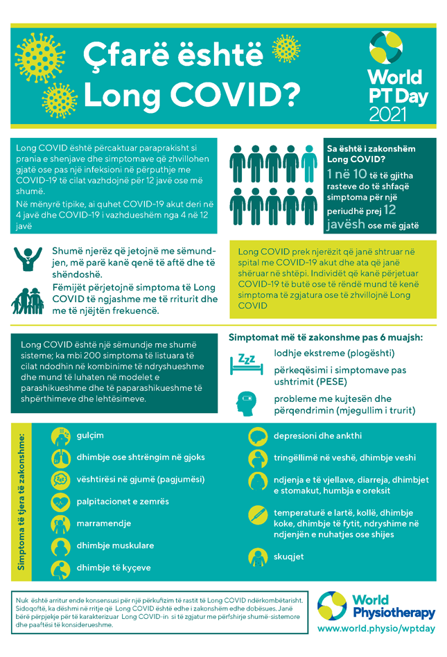 World PT Day information sheet 1. Albanian
