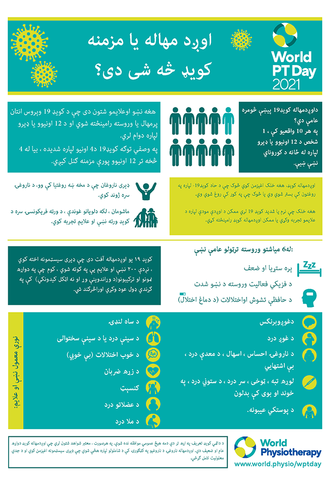 World PT Day information sheet 1. Pashto