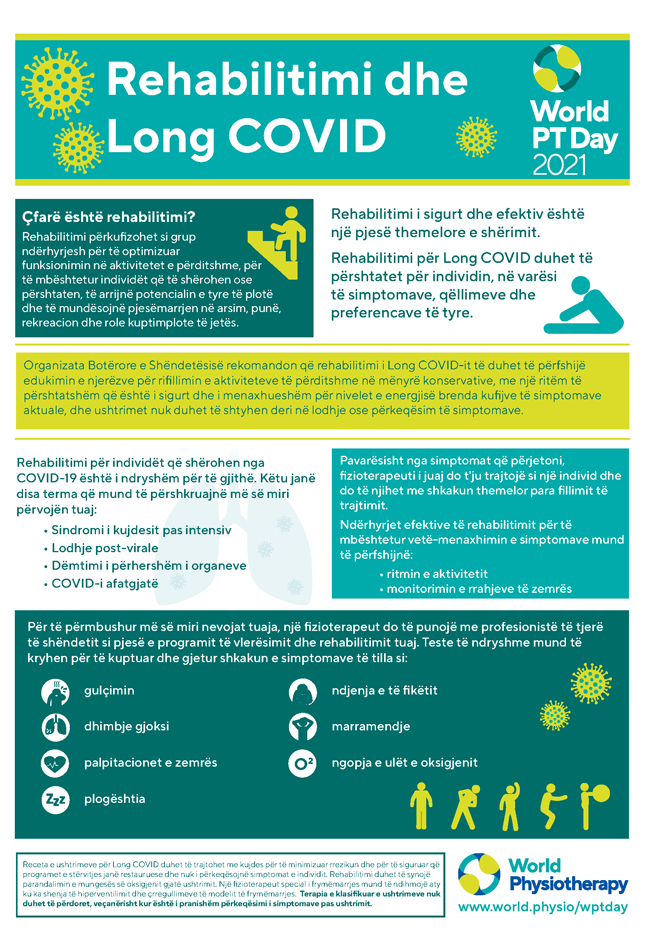 World PT Day information sheet 2. Albanian