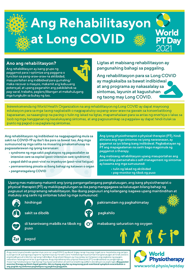 World PT Day information sheet 2. Filipino