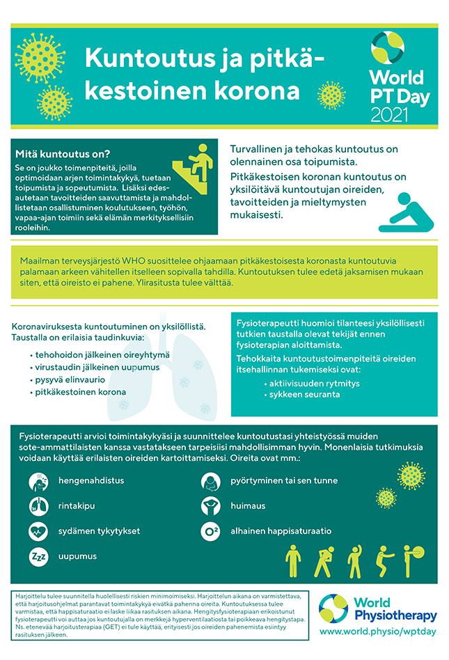 World PT Day information sheet 2. Finnish