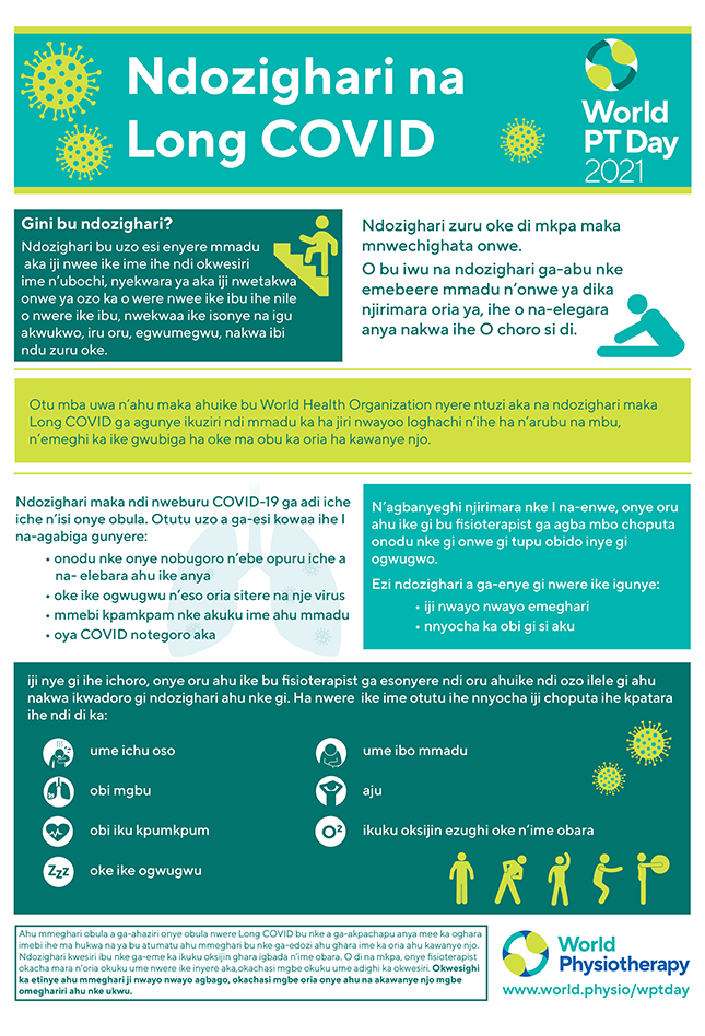 World PT Day information sheet 2. Igbo