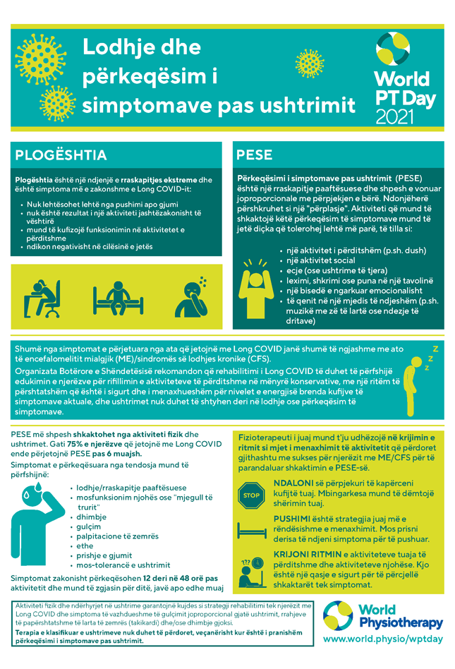 World PT Day information sheet 3. Albanian