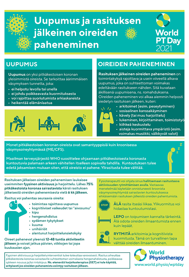 World PT Day information sheet 3. Finnish