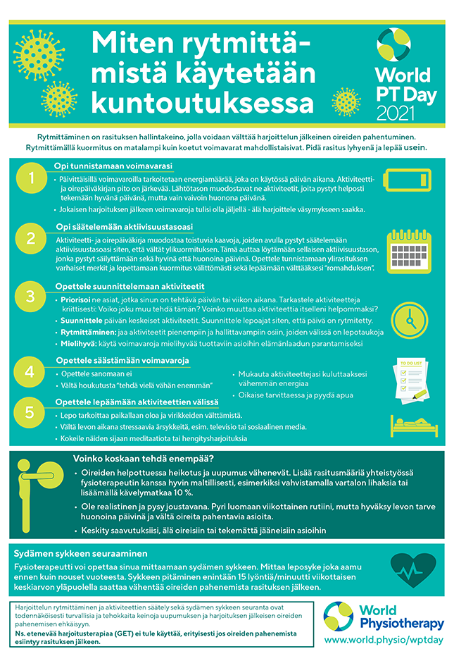 World PT Day information sheet 4. Finnish