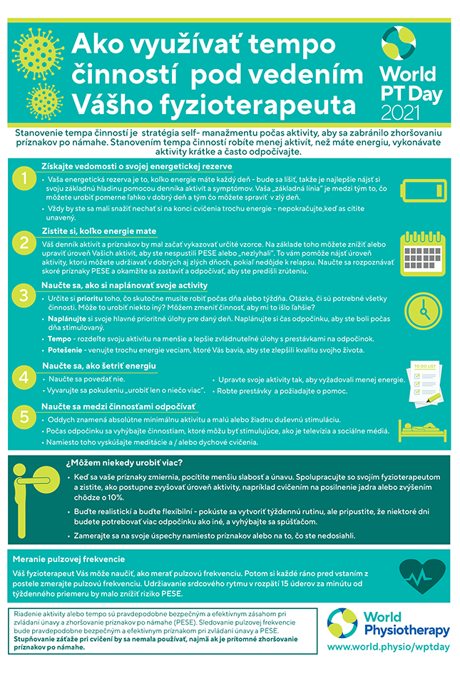 Image of World PT Day 2021 information sheet 4 in Slovak