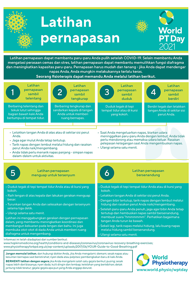 Image of World PT Day 2021 information sheet 5 in Indonesian