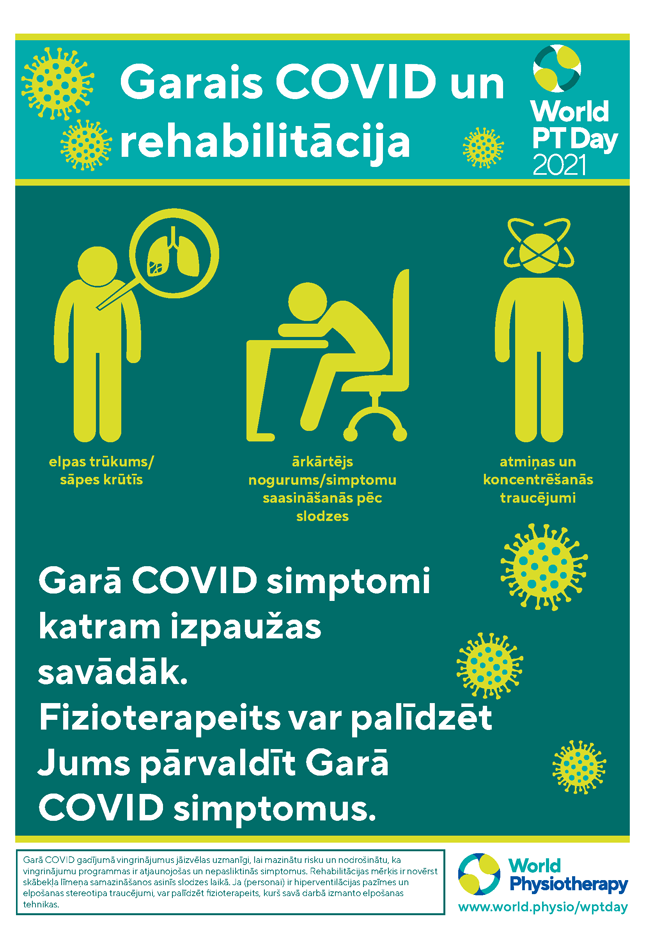 World PT Day poster 1. Latvian