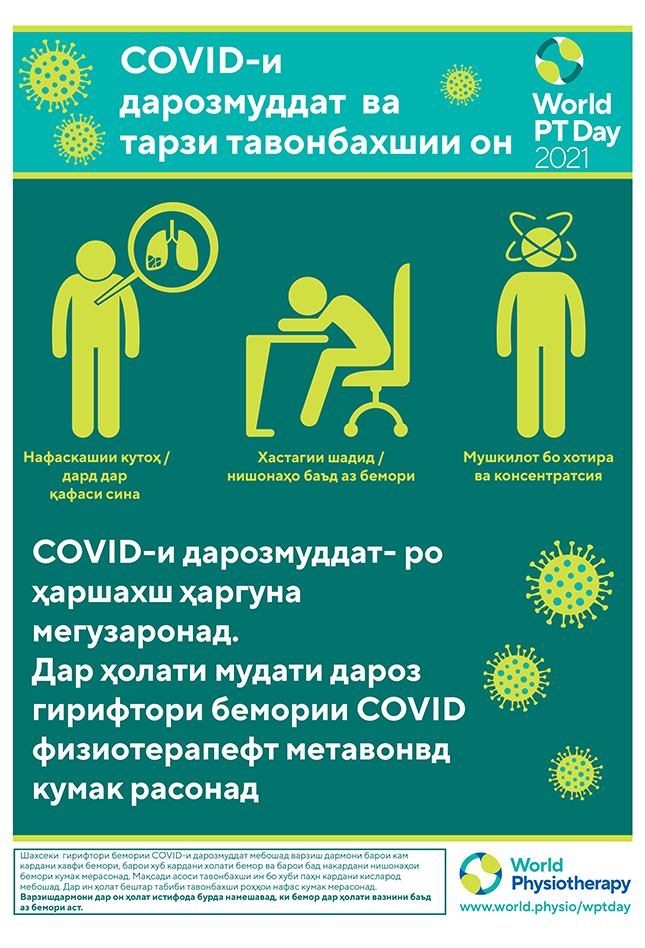 World PT Day poster 1. Tajik