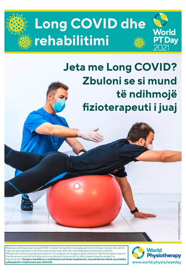 World PT Day poster 5. Albanian
