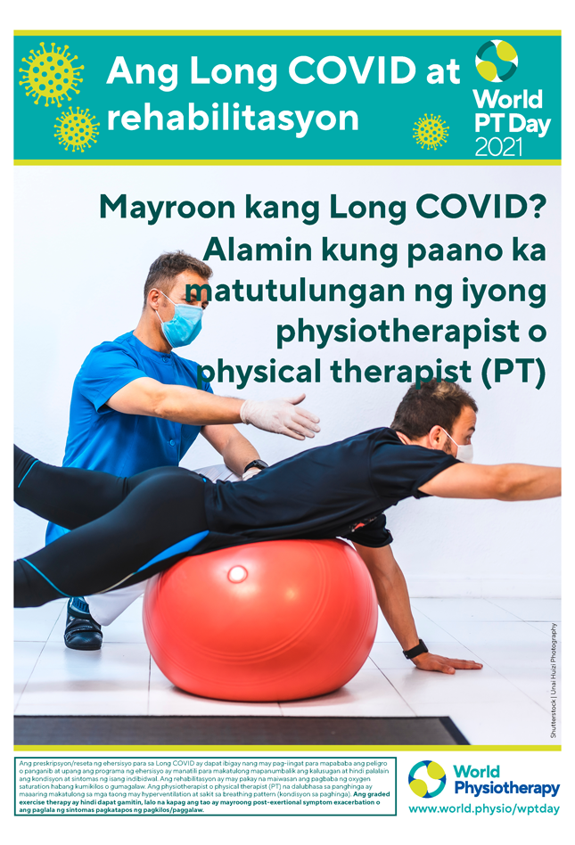 World PT Day poster 5. Filipino