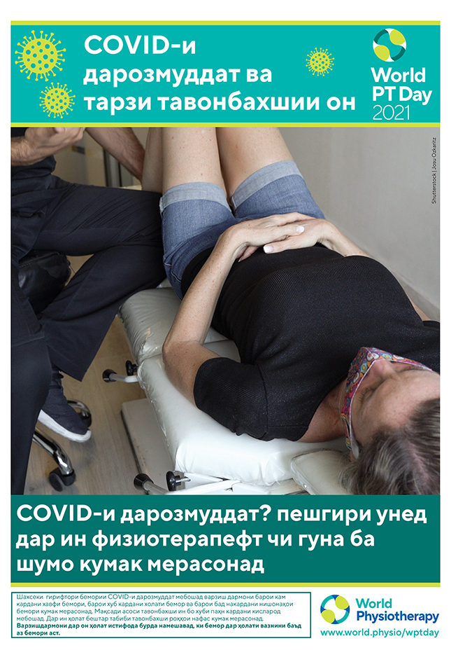 World PT Day poster 6. Tajik