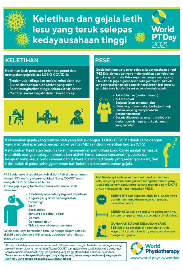 Image for World PT Day 2021 InfoSheet 3 in Bahasa Malaysia