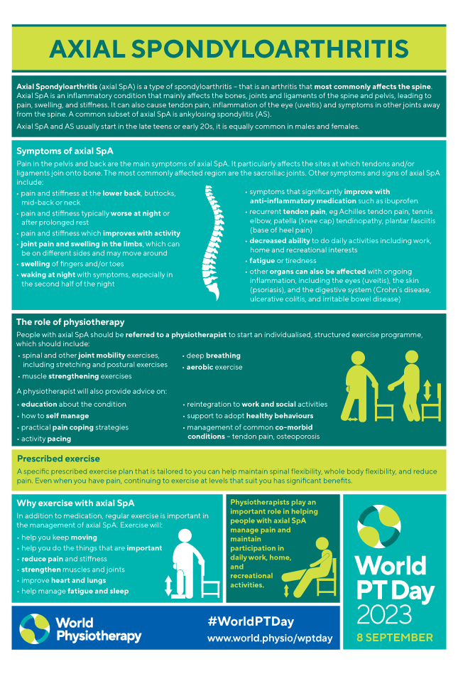 Image of World PT Day 2023 information sheet 3