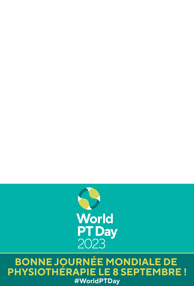 World PT Day 2023 social media graphic in French