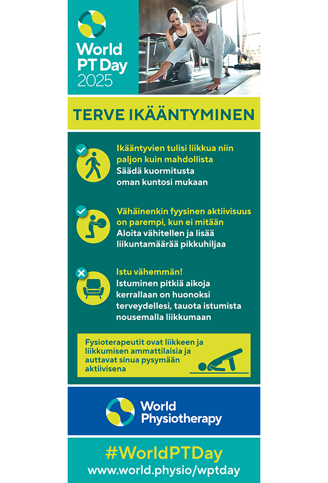 World PT Day 2025 Roller banner 1