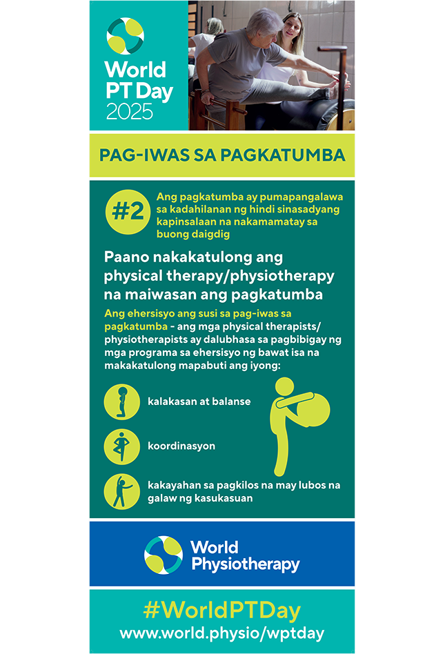World PT Day 2025 Roller banner 2