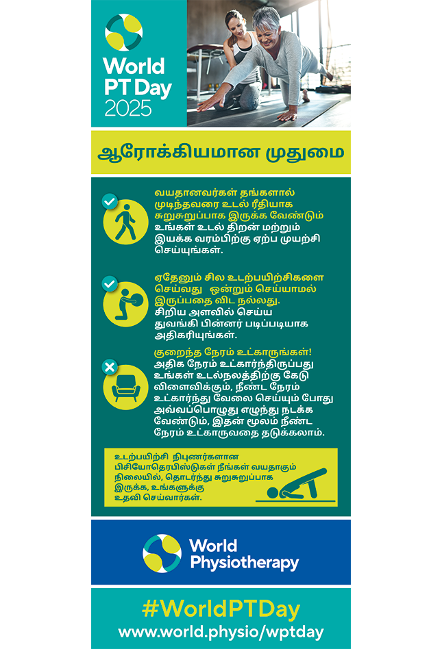World PT Day 2025 Roller banner 1