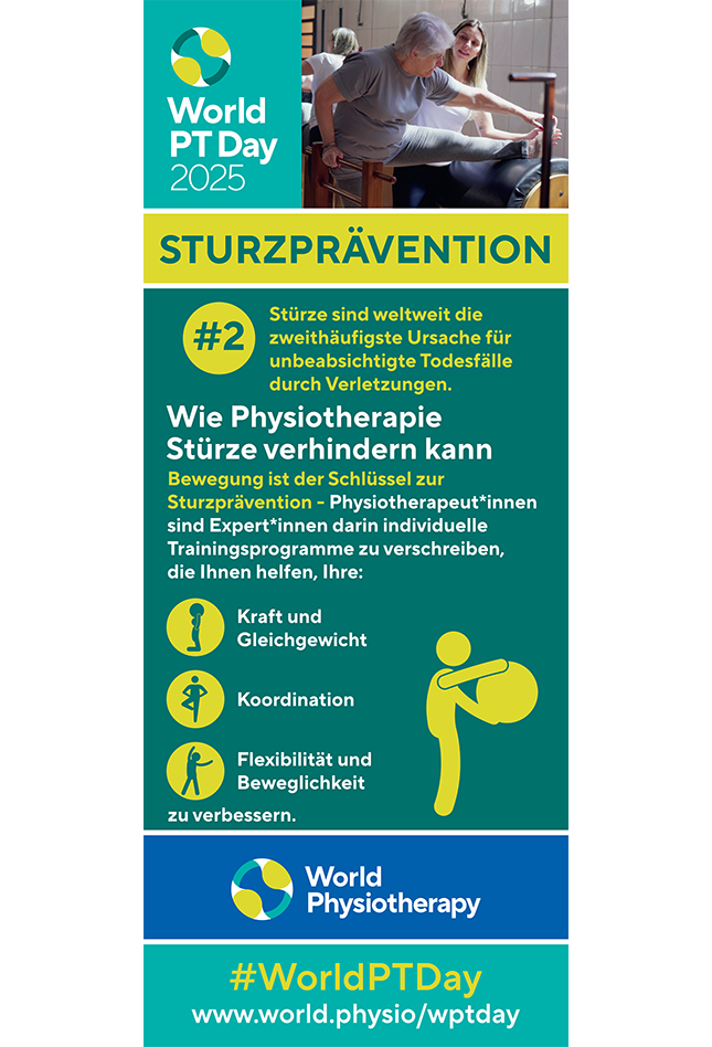 World PT Day 2025 Roller banner 2