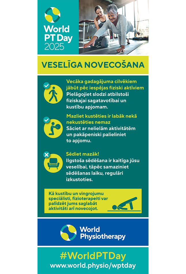 World PT Day 2025 Roller banner 1