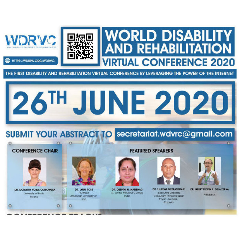 Poster promoting World PT Day 2020 activities held in Sri Lanka