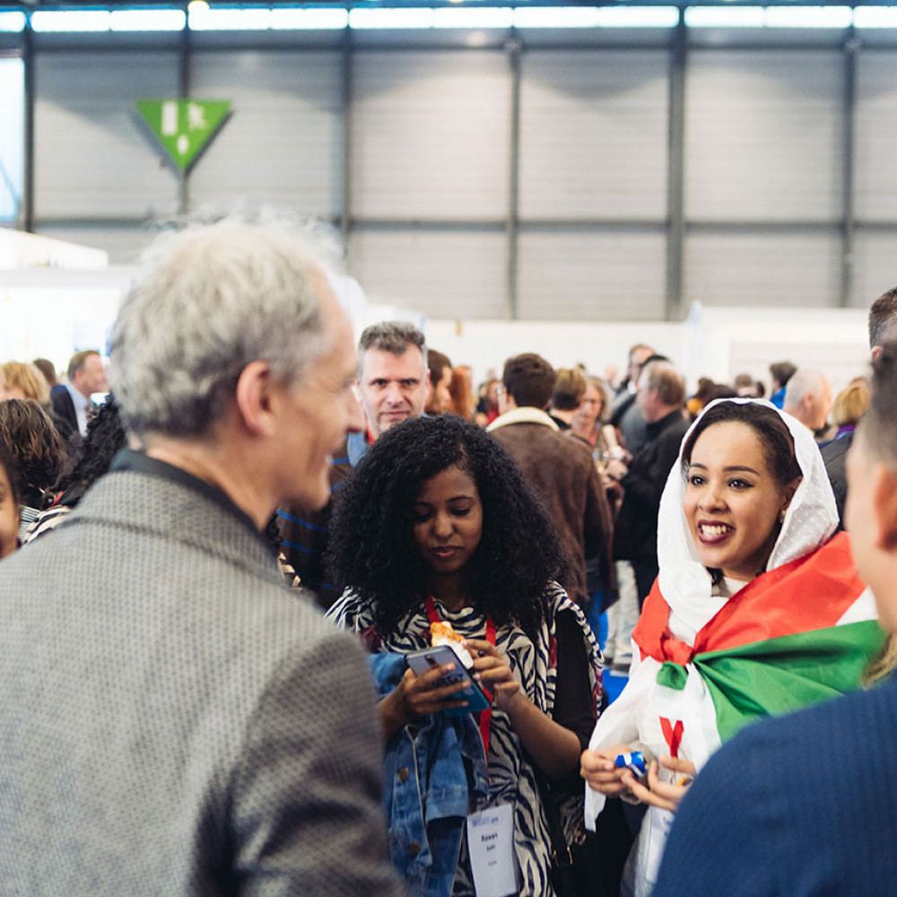 A crowd of people at Congress 2019