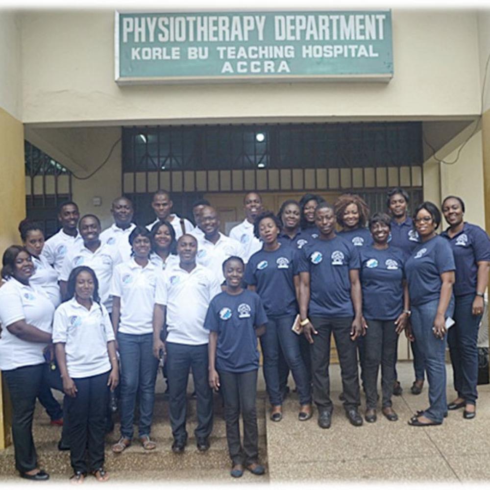 Photograph of World PT Day 2018 celebration in Ghana
