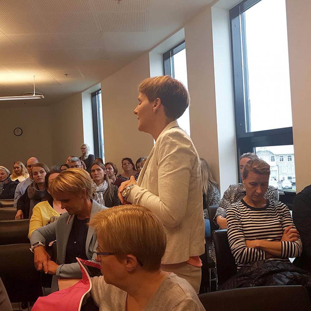 Photograph of World PT Day 2018 celebration in Iceland