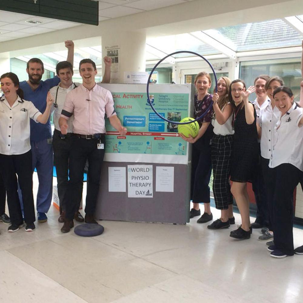 Photograph of World PT Day 2018 celebration in Ireland