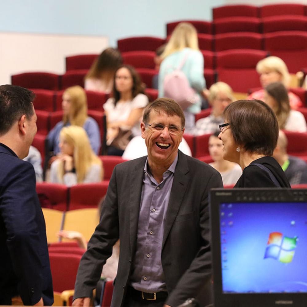 Photograph of World PT Day 2018 celebration in Latvia