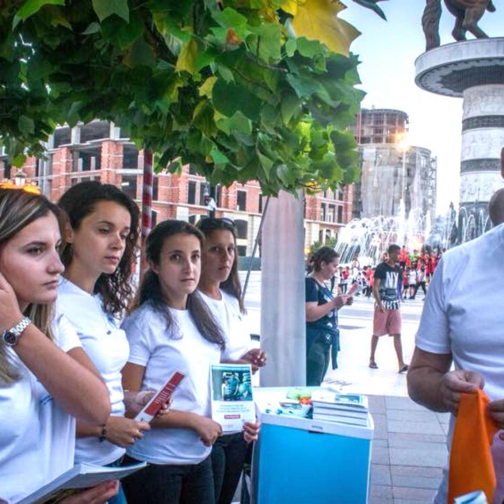 Photograph of World PT Day 2018 celebration in Macedonia