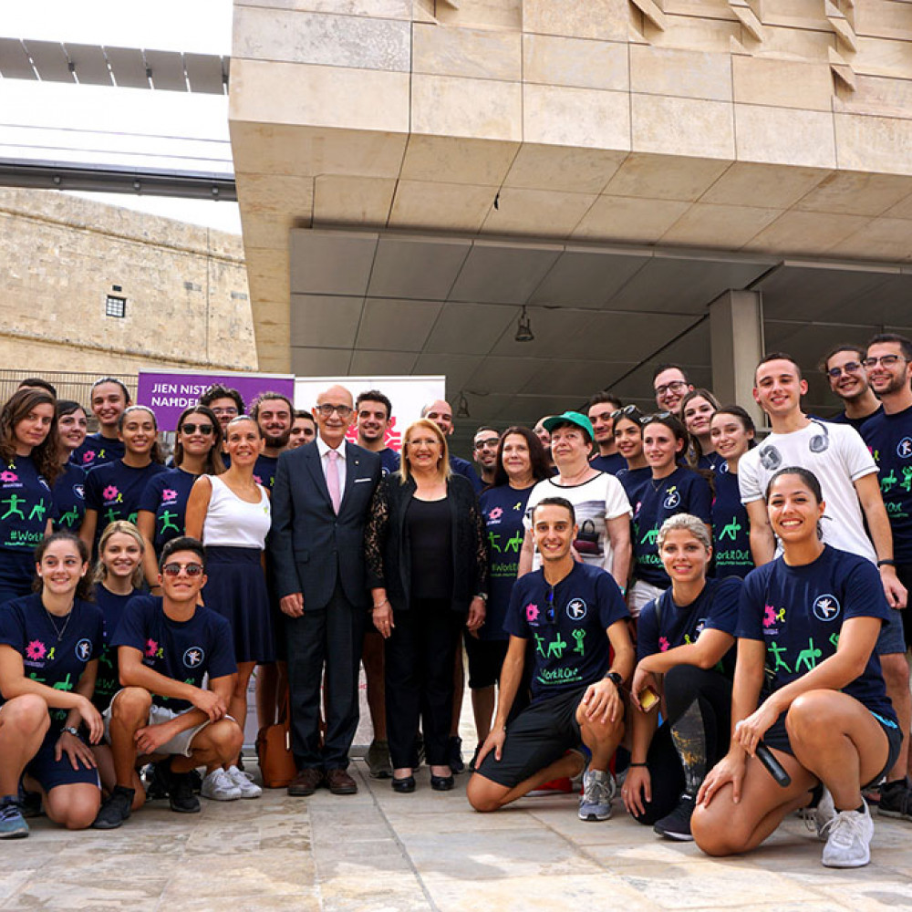 Photograph of World PT Day 2018 celebration in Malta