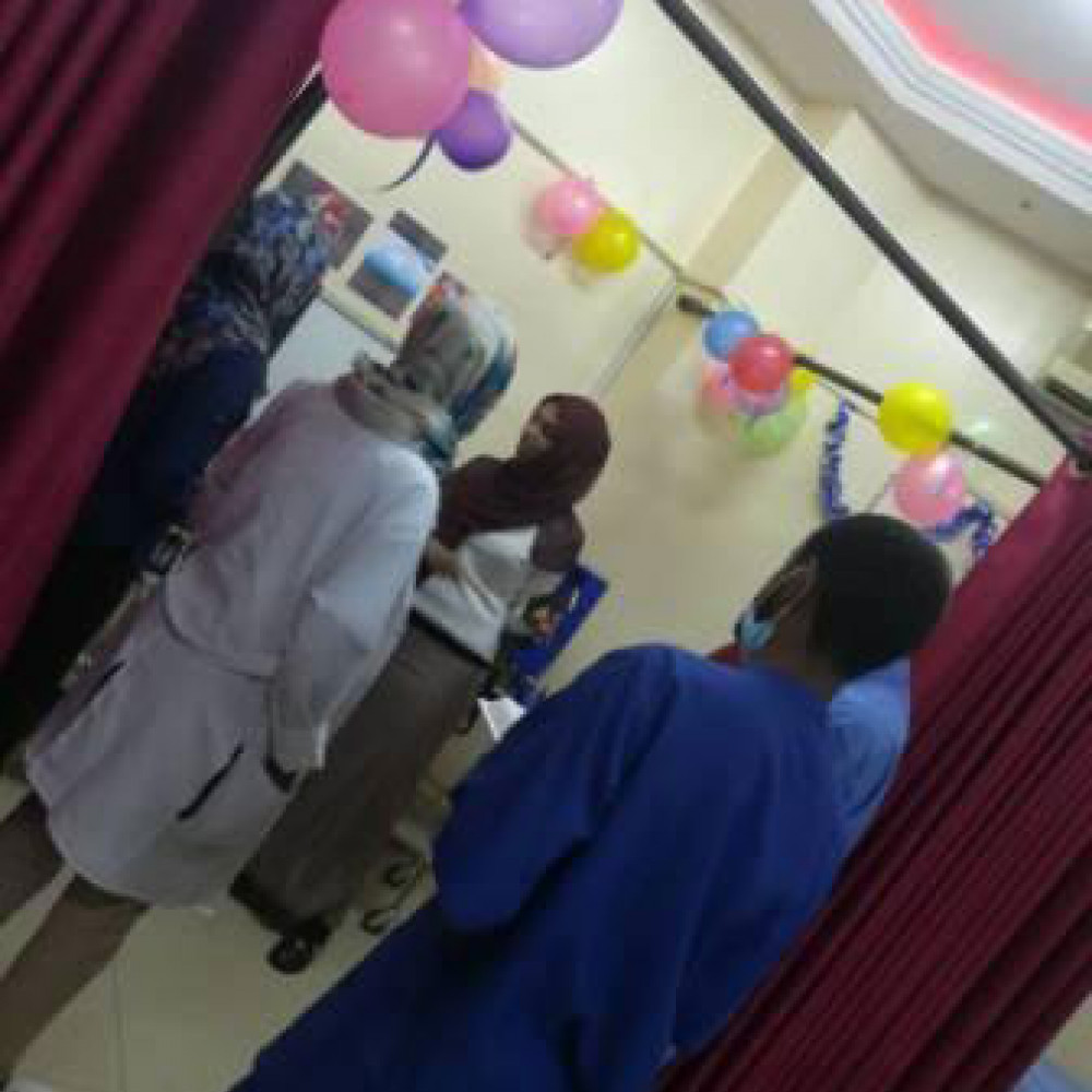 Photograph showing a celebration held in Sudan to mark World PT Day 2018