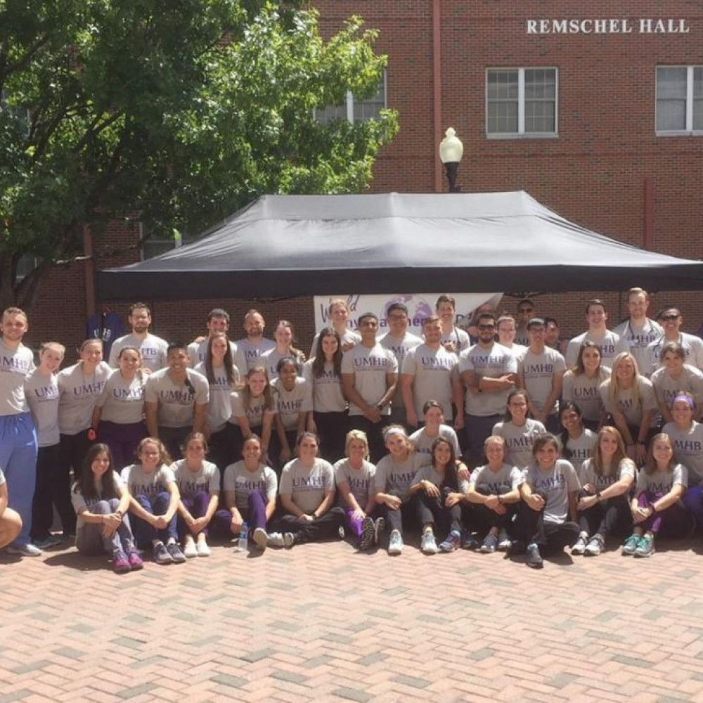 Photograph showing a celebration held in the United States to mark World PT Day 2019