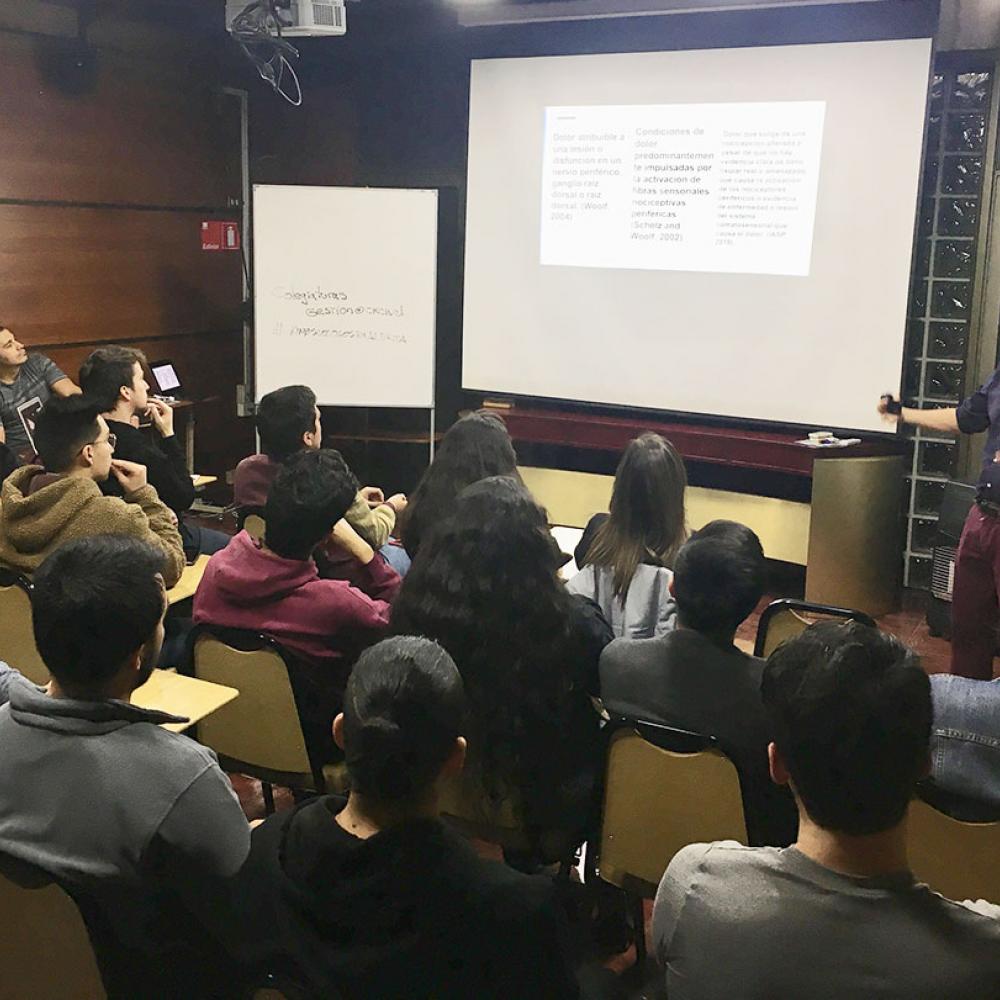 Photograph showing one of the celebrations held in Chile to mark World PT Day 2019